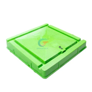 Clear Opening 1000x1000 Square SMC Manhole Cover and Frame