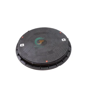 Clear Opening 800mm Round SMC Manhole Cover and Frame (1)