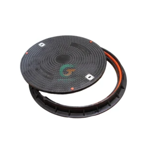 Clear Opening 800mm Round SMC Manhole Cover and Frame (6)