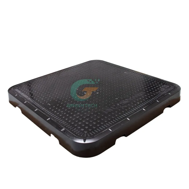Clear Opening 900x900 Square SMC Manhole Cover and Frame (3)