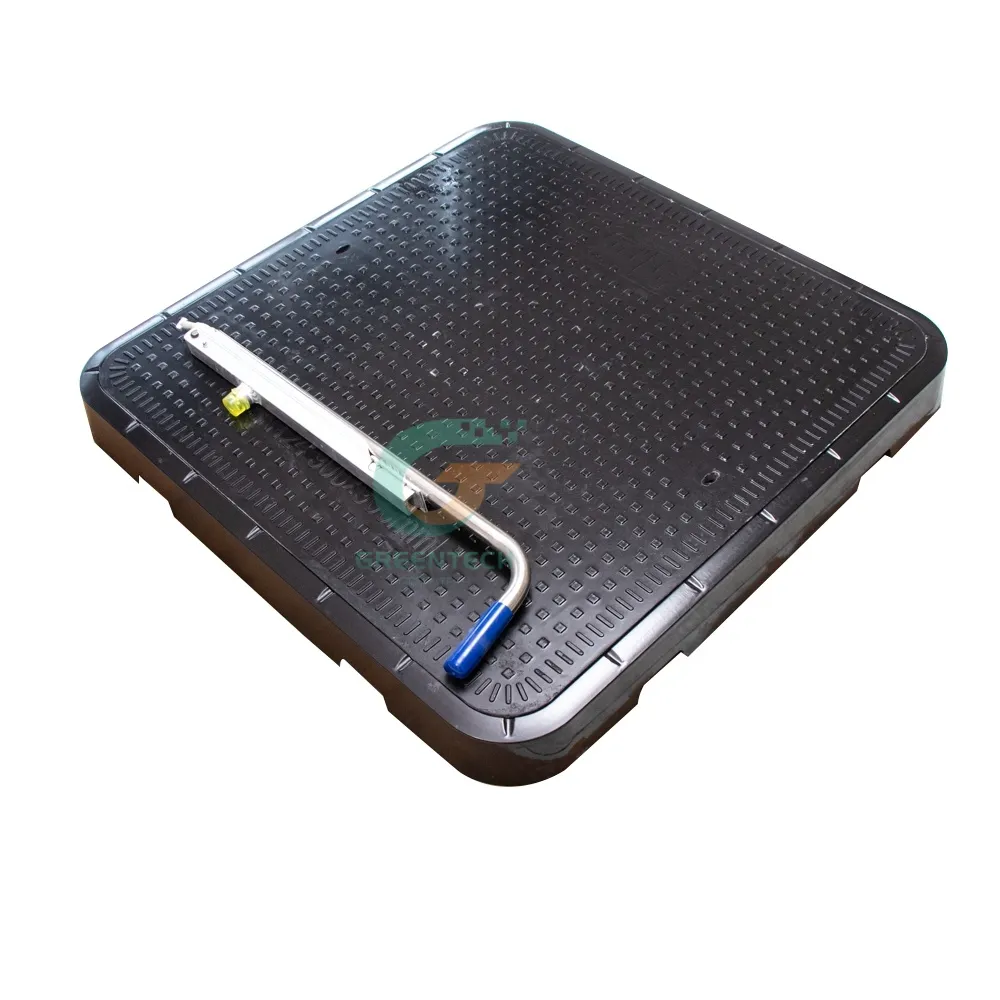 Clear Opening 900x900 Square SMC Manhole Cover and Frame - Image 2