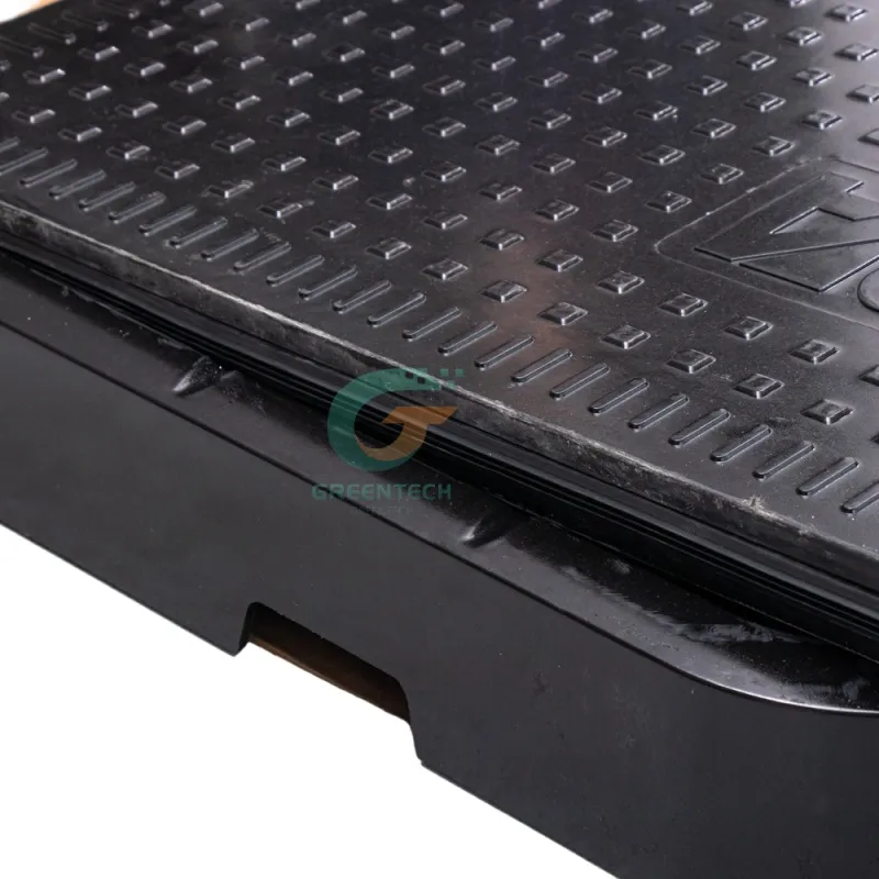 Clear Opening 900x900 Square SMC Manhole Cover and Frame - Image 4