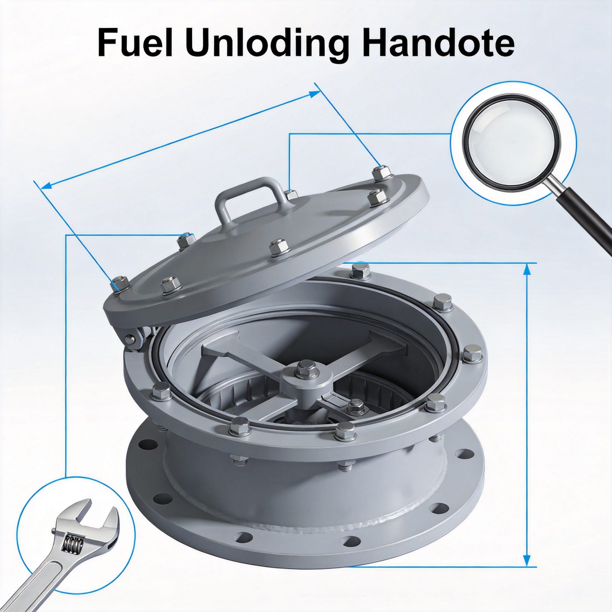 Maintenance schedule chart for fuel handholes