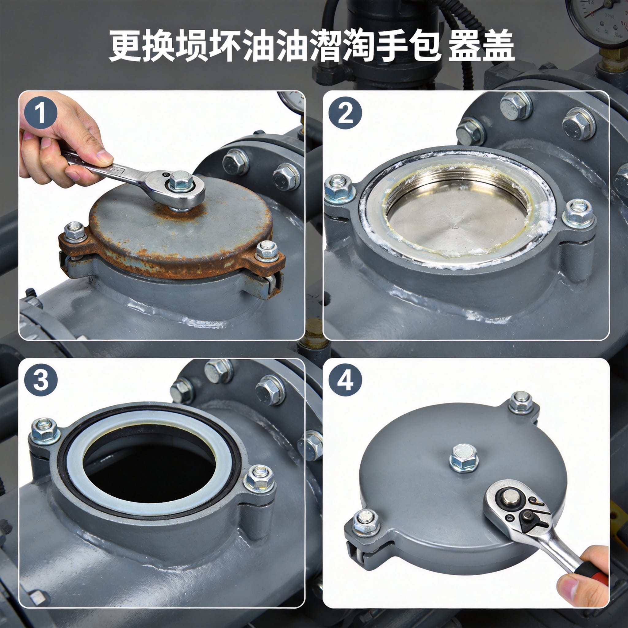 Post-installation pressure testing of handhole cover