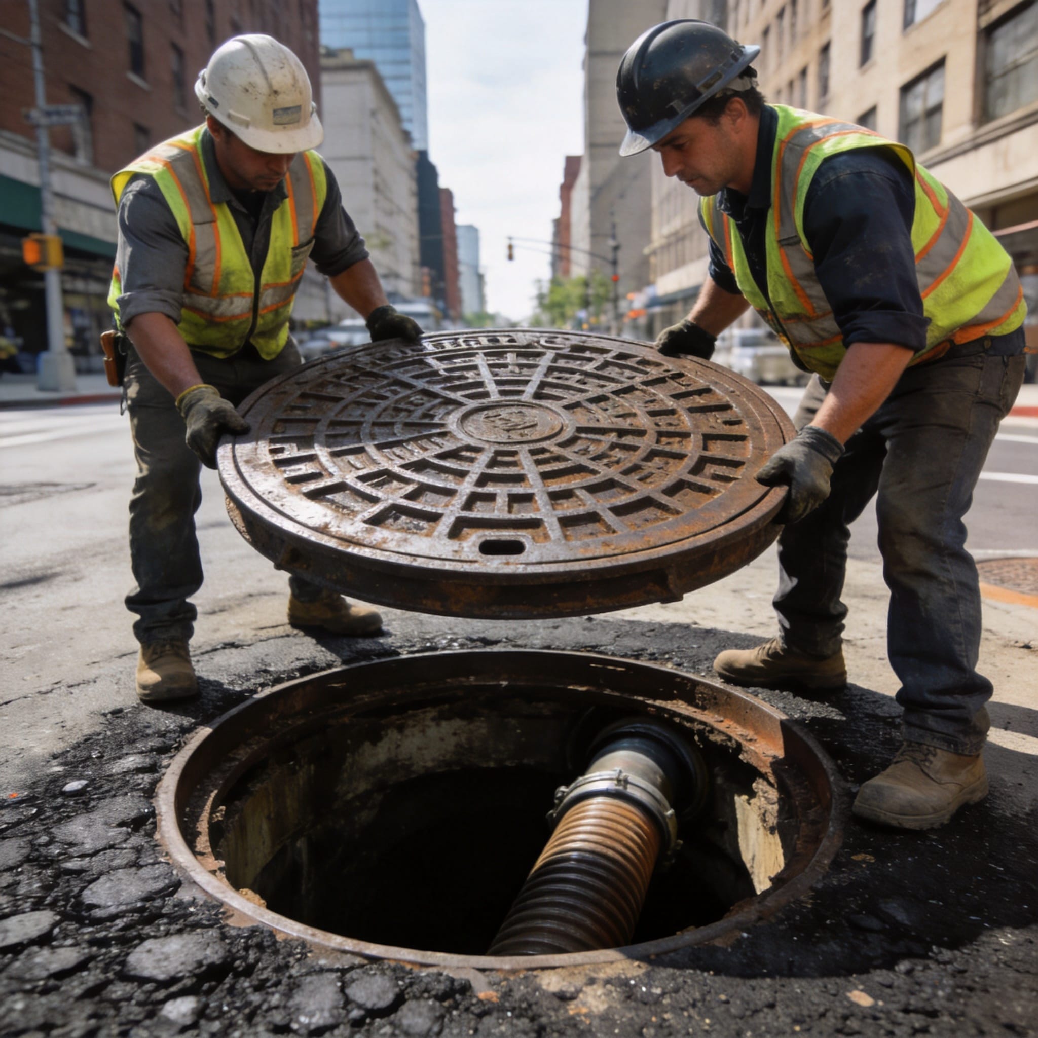 Comparison table of manhole cover weights