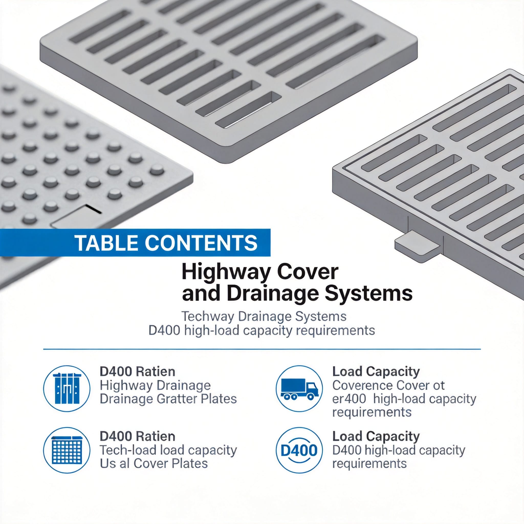 EN 124 load classification diagram for manhole covers