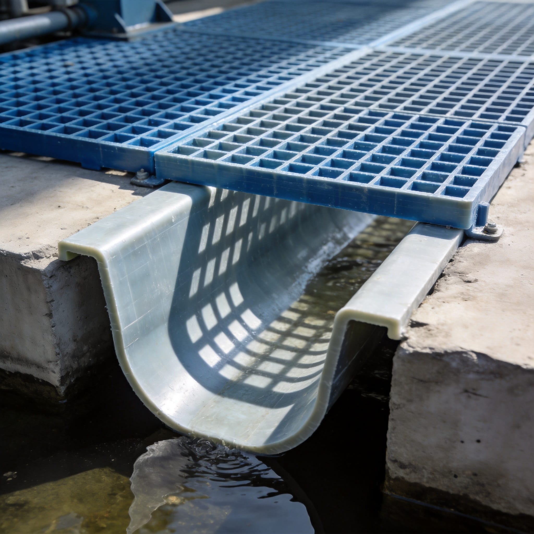 industrial-floor-drainage-systems-frp-grating-composite-channels