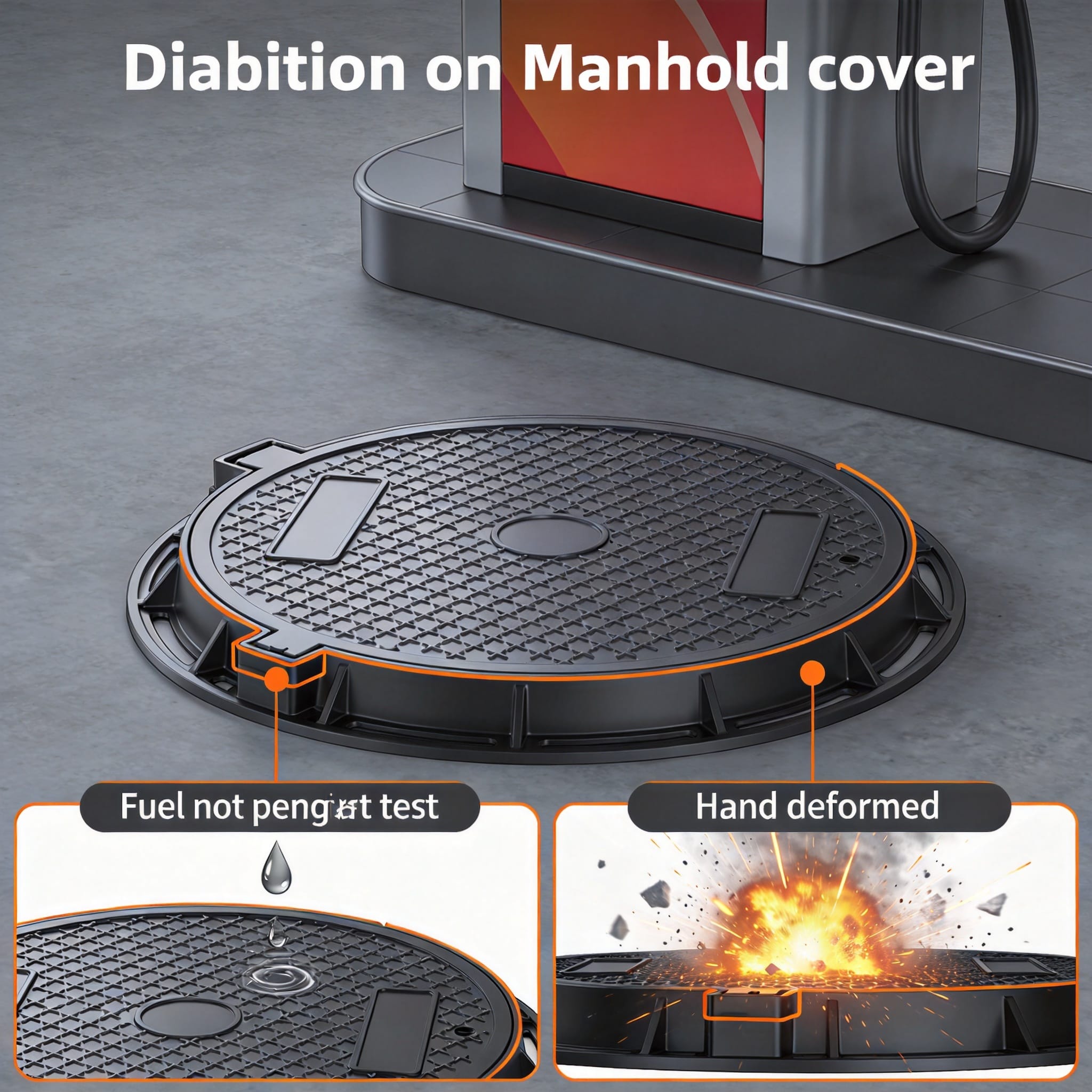 Compliance chart for fuel station manhole standards
