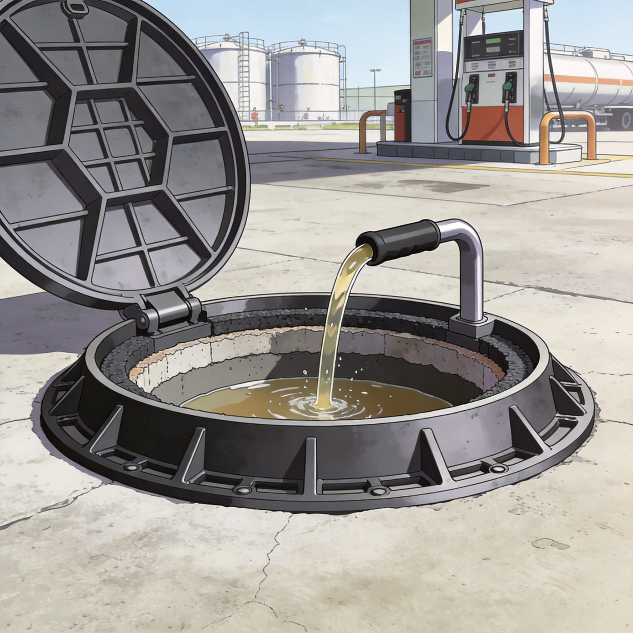 fuel-station-manhole-cover-safety
